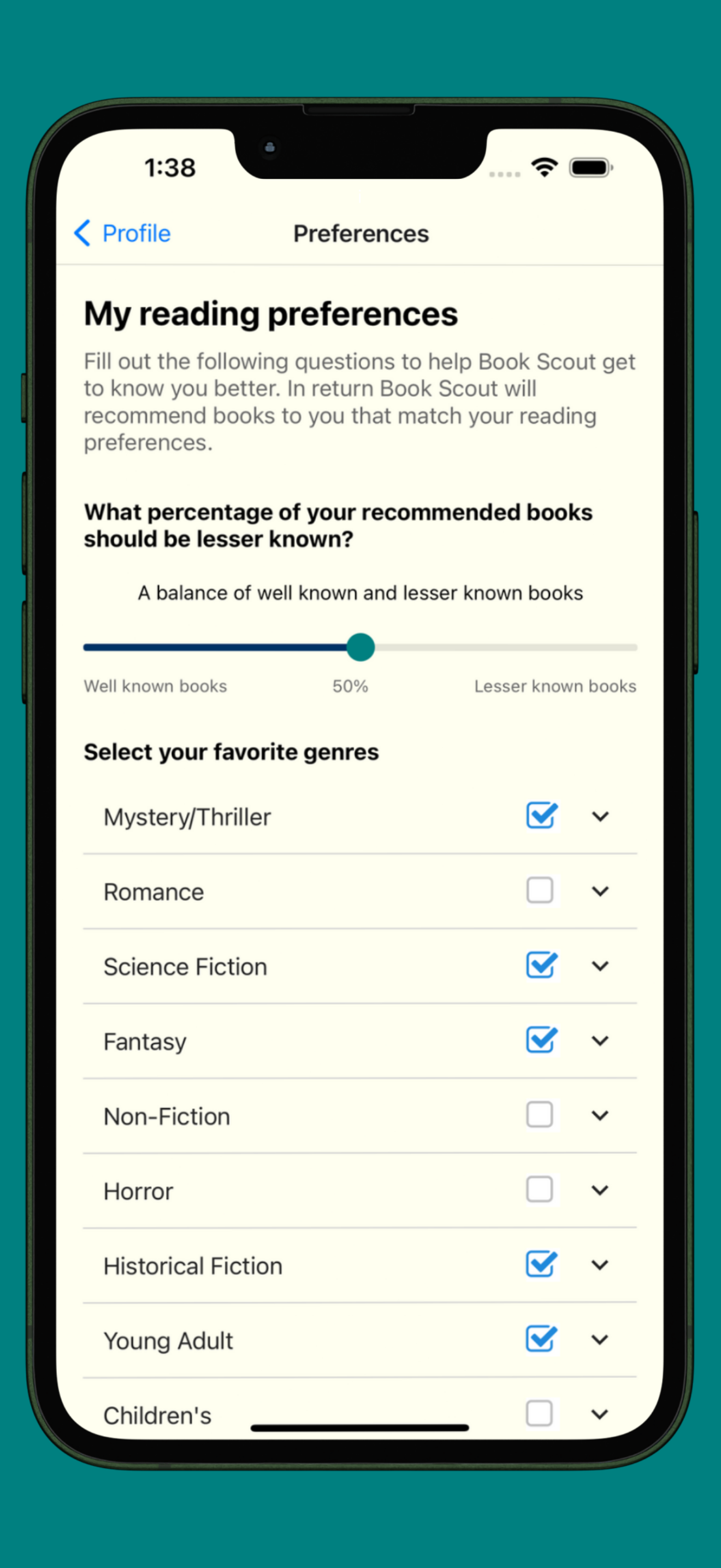 App on Cell Phone