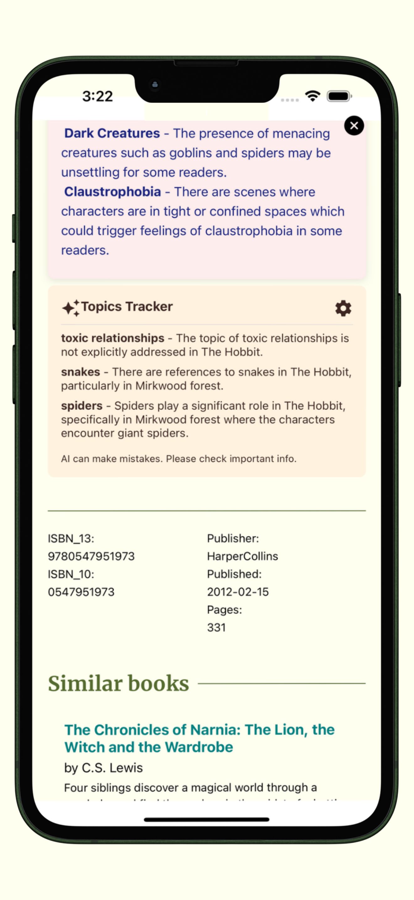 App on Cell Phone